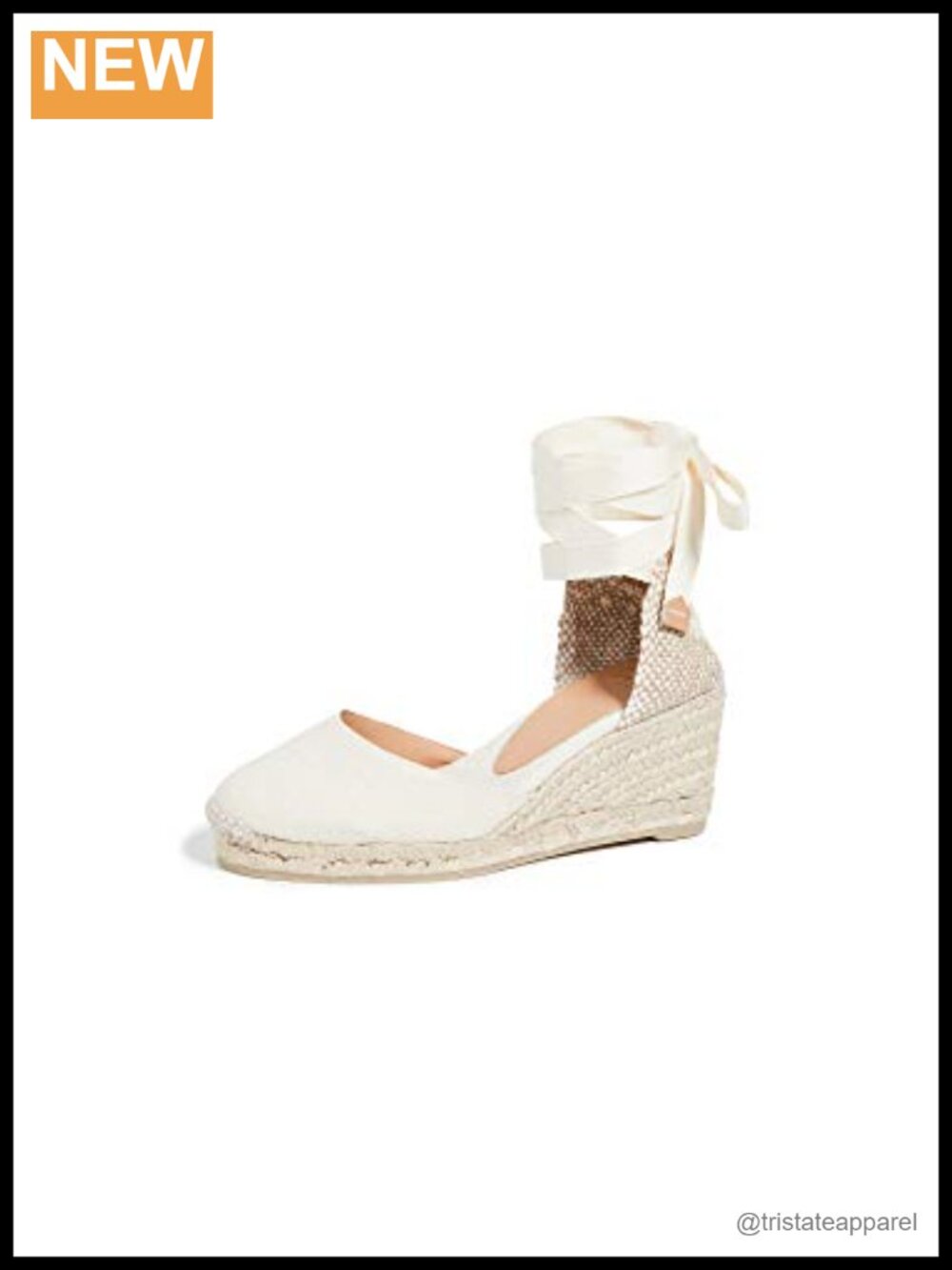 Canvas Espadrille Wedges Braided Jute Ankle Strap Wedding Shoes 2.5in Heel